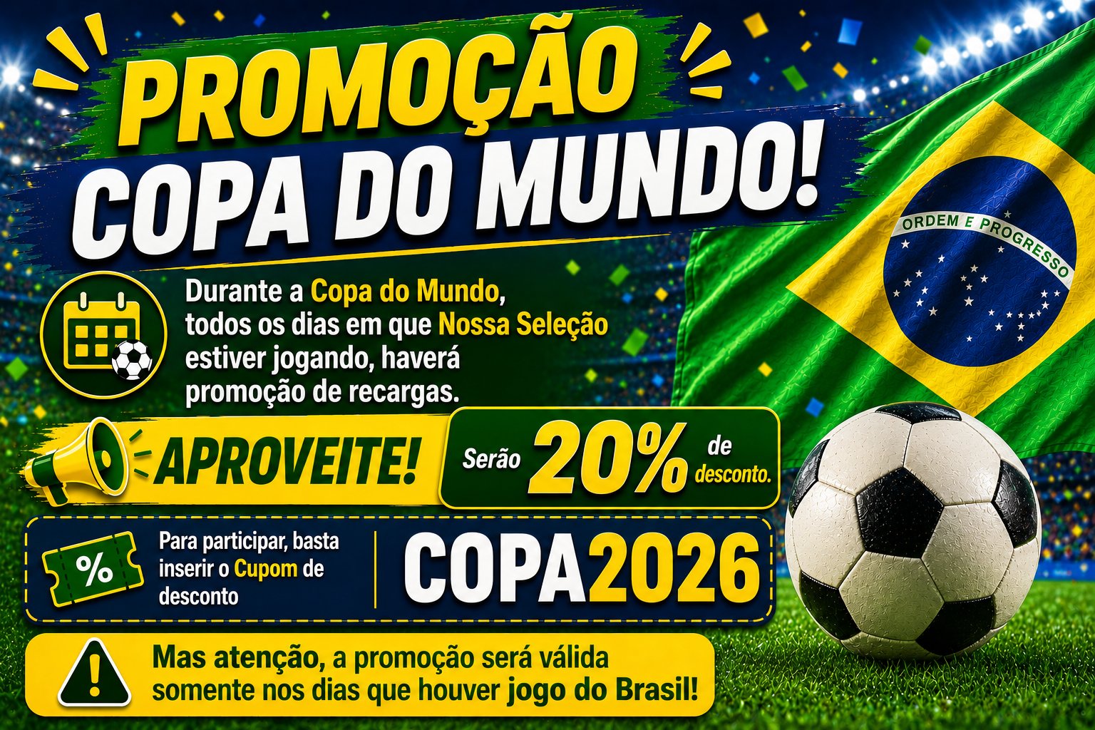 Promoção Copa do Mundo